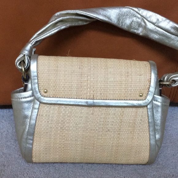 NWT COACH mini straw bag - Picture 3 of 6
